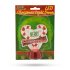 Weihnachtlicher LED-Tischdeko - Glänzender Sockel - Herz - 11 cm 3 Stk