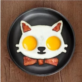 Katzenförmige Spiegelei- und Pfannkuchenform