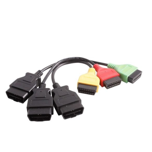 FiatEcuScan MultiEcuScan Adapter 3 Kabel Motor, ABS, Airbag, Servolenkung