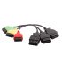 FiatEcuScan MultiEcuScan Adapter 3 Kabel Motor, ABS, Airbag, Servolenkung