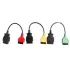 FiatEcuScan MultiEcuScan Adapter 3 Kabel Motor, ABS, Airbag, Servolenkung