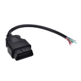   Montierbares OBD2-Kabel mit 16-poligem Stecker und offenem Kabelende