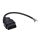 Montierbares OBD2-Kabel mit 16-poligem Stecker und offenem Kabelende