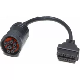   9-Pin Deutsch J1939 (Weiblich) zu OBD OBD2 (Weiblich) Adapter LKW-Diagnosekabel