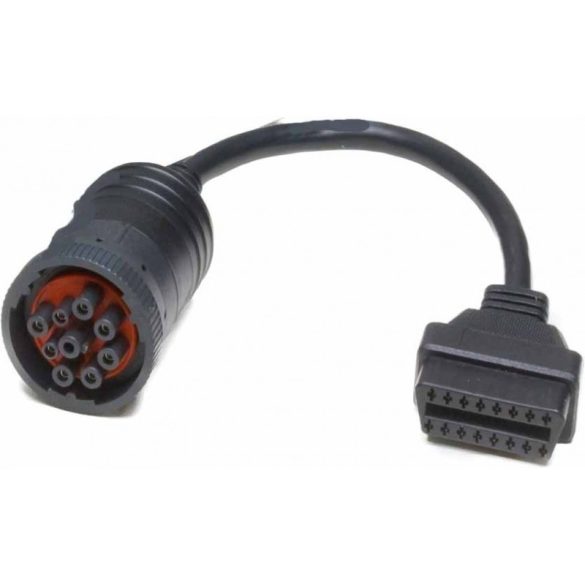 9-Pin Deutsch J1939 (Weiblich) zu OBD OBD2 (Weiblich) Adapter LKW-Diagnosekabel