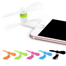 2-in-1 Mini-Ventilator für Android, iPhone 5S, 6S, 6S Plus