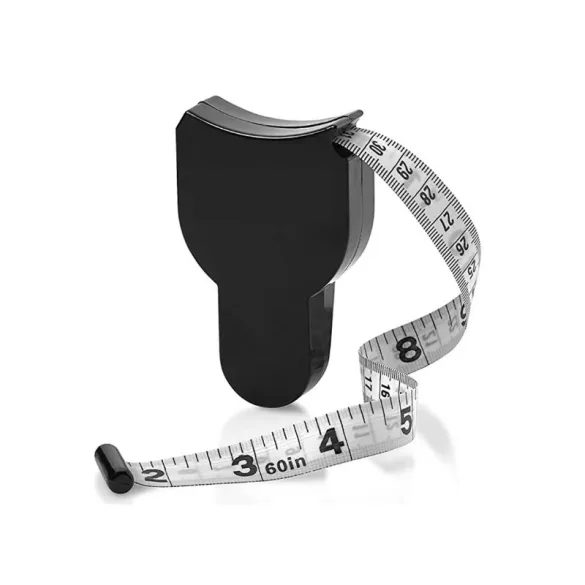 Abnehm-Maßband, Fitness-Maßband, schwarz