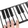 Flexibler Synthesizer faltbares E-Piano Digitalpiano