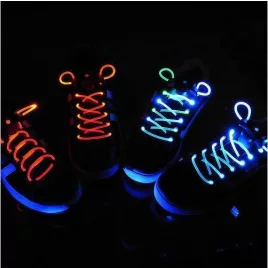 Leuchtende Schnürsenkel, LED-Schnürsenkel 1 Paar