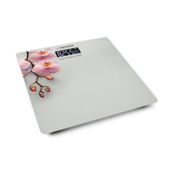 Blumige digitale Badezimmerwaage - Esperanza - EBS010