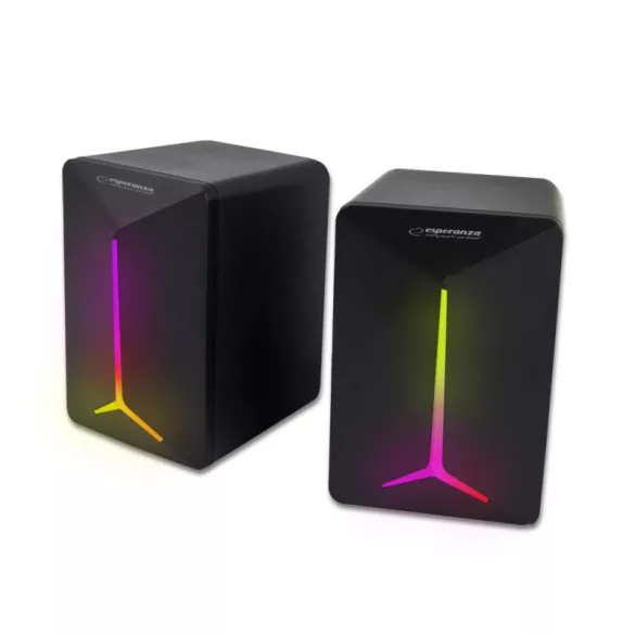 Esperanza Rainbow Frevo USB Lautsprecher 2.0 mit LED-Beleuchtung - EGS105