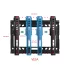 Esperanza TV-Wandhalterung 14"-50" mit Rollen - ERW010