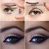 Eyeliner, Schablone für Lidstrich