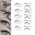 Eyeliner, Schablone für Lidstrich