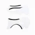 Eyeliner, Schablone für Lidstrich