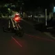 Fahrradlampe, Fahrradlicht, Fahrrad-Rücklicht mit Blinkerfunktion
