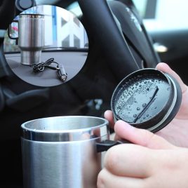 Beheizbarer Becher-Thermos für den Zigarettenanzünder