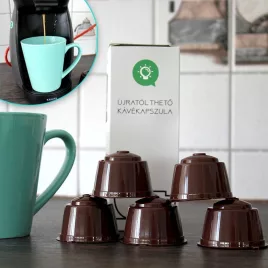 Nachfüllbare Kaffeekapseln, 5 Stück