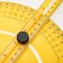 Multifunktionaler Winkelmesser mit Lineal