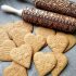Weihnachtlich gemusterter Teigroller, gemusterter Nudelholz, Keksprägestab