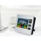 Multifunktionale Wetterstation mit LCD-Display und Tischuhr