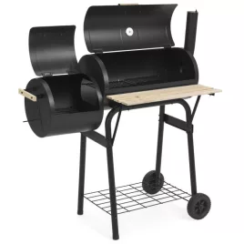 2in1 Holzkohle-BBQ-Grill und Smoker