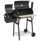 2in1 Holzkohle-BBQ-Grill und Smoker