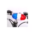 Fahrradsirene, Lampe (6 Lichtmodi, 4 Klangmodi)