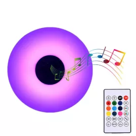   RGB-Lampe mit integriertem Lautsprecher 20W mit Fernbedienung E27