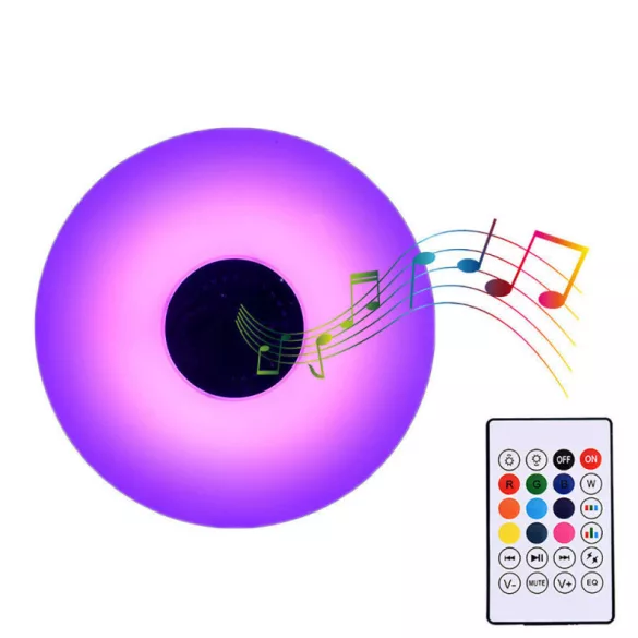 RGB-Lampe mit integriertem Lautsprecher 20W mit Fernbedienung E27