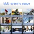 Mini-Testkamera mit HD-IPS-Bildschirm, 180°-drehbarer Linse und Rückclip