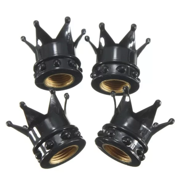 KING Ventilkappe, Kronenförmige Ventilkappe (für Auto, Fahrrad)