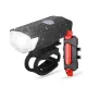 USB-aufladbares LED-Fahrradlicht-Set