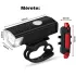 USB-aufladbares LED-Fahrradlicht-Set