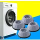Vibrationsdämpfende Waschmaschinenfüße, grau