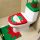 Weihnachtliches WC-Sitzbezug-Set