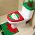 Weihnachtliches WC-Sitzbezug-Set