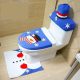 Weihnachtliches WC-Sitzbezug-Set