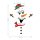Großer Schneemann-Kühlschrankmagnet