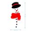 Großer Schneemann-Kühlschrankmagnet