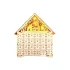 Holz Weihnachts-Adventskalender mit LED-Beleuchtung