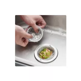 Küchenabfluss-Sieb Müllbeutel 100 Stk.