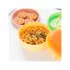 Mikrowellengeeignete Hamburger-förmige Doppeldecker-Lunchbox