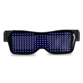 Partybrille, leuchtende Brille, LED-Anzeige-Brille