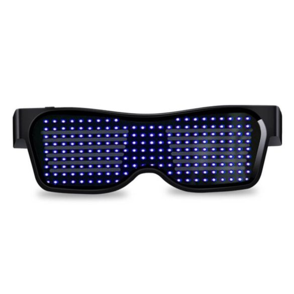 Partybrille, leuchtende Brille, LED-Anzeige-Brille