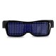 Partybrille, leuchtende Brille, LED-Anzeige-Brille