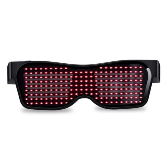 Partybrille, leuchtende Brille, LED-Anzeige-Brille