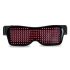 Partybrille, leuchtende Brille, LED-Anzeige-Brille