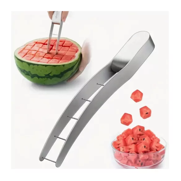 Edelstahl Wassermelonen-Würfelschneider