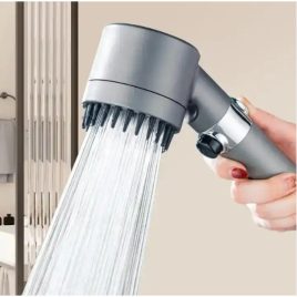   Leistungsstarker Duschkopf mit Filter und 3 einstellbaren Modi